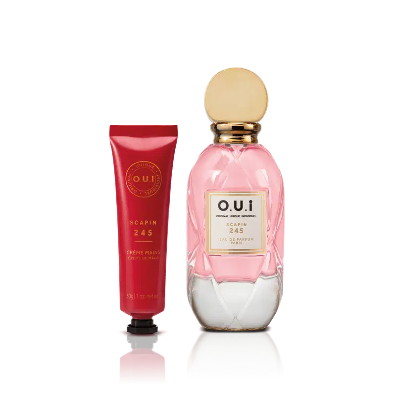 Kit O.U.i Scapin 245 - Eau de Parfum 75ml + Creme Hidratante para as Mãos 30g