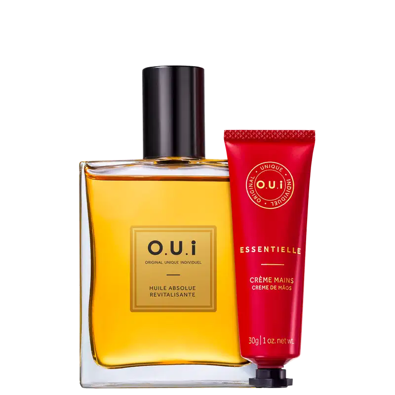 Kit O.U.i Rouge Luxe - Óleo Multifuncional 100ml + Creme Hidratante para as Mãos 30g