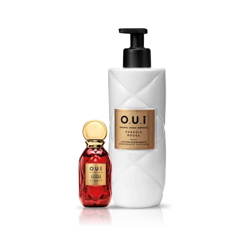 Kit Paradis Rouge O.U.i Feminino - Eau de Parfum 30ml + Loção Hidratante Desodorante Corporal 400ml