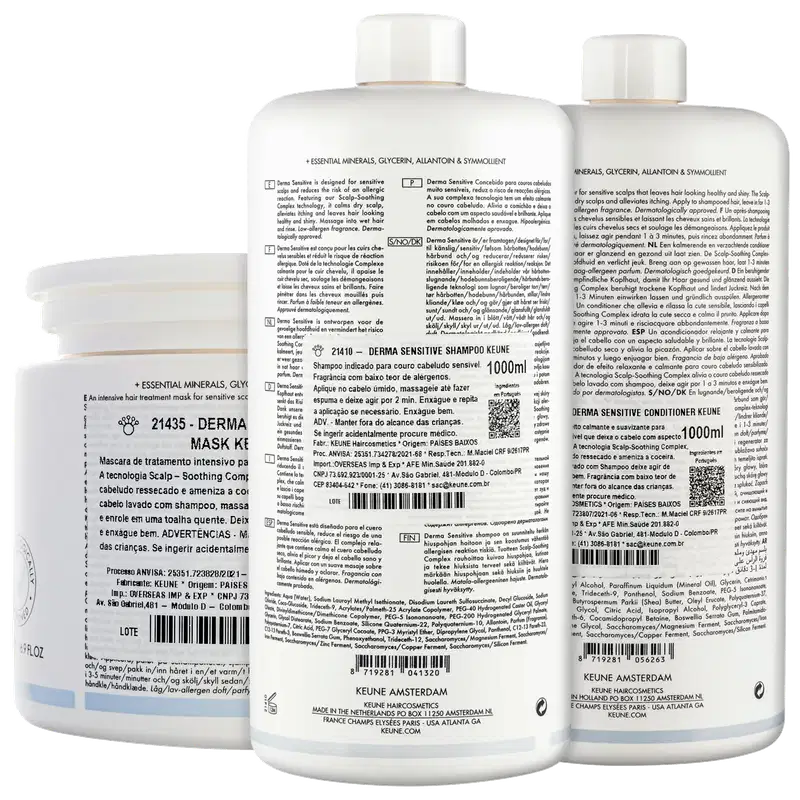 Kit Keune Care Derma Sensitive Salon Trio (3 Produtos)