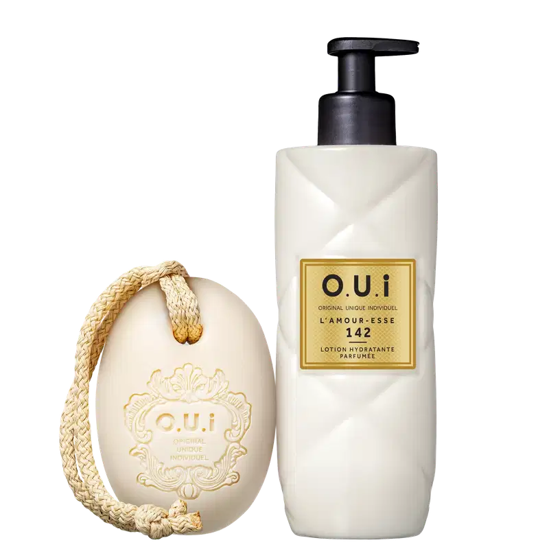 Kit O.U.i L'Amour-Esse 142 - Loção Hidratante Desodorante 400ml + Sabonete em Barra 190g