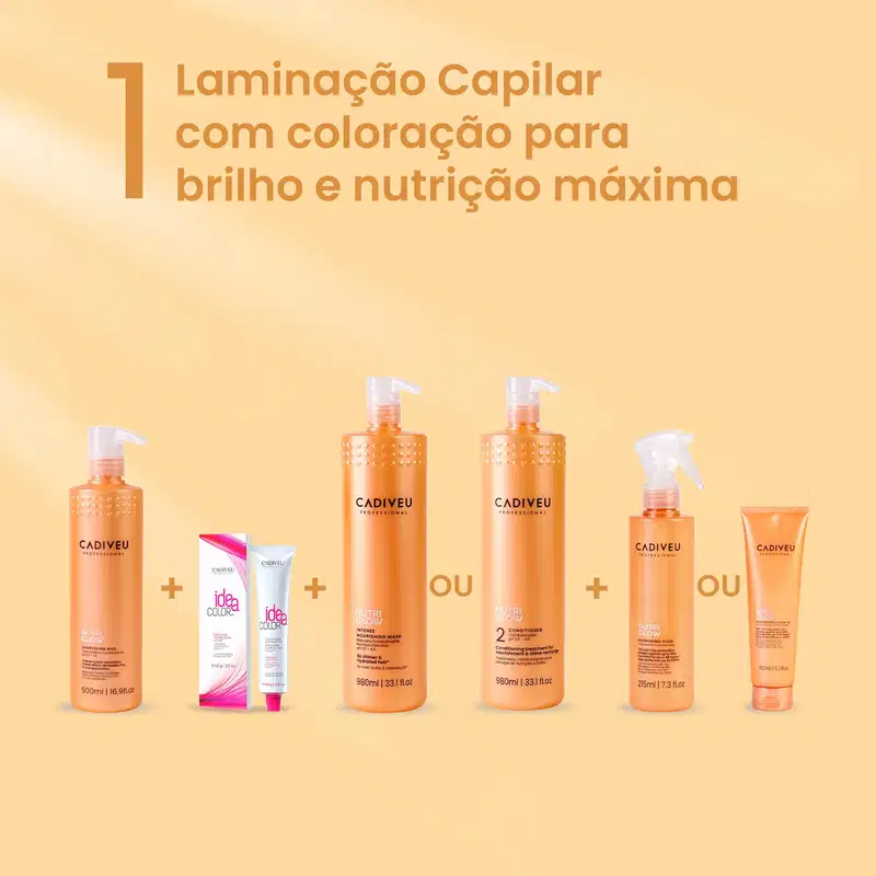 Kit Cadiveu Professional Nutri Glow Salon Duo (2 Produtos)