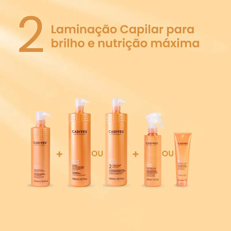 Kit Cadiveu Professional Nutri Glow Salon (2 Produtos)