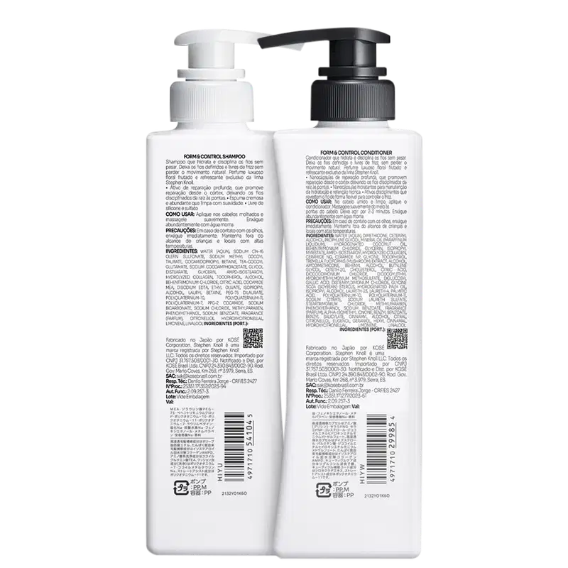 Kit Stephen Knoll Form & Control (2 Produtos)