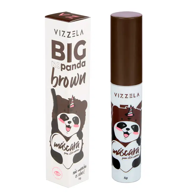 "BIG No Panda Brown", "Vizzela", "Máscara para cílios"