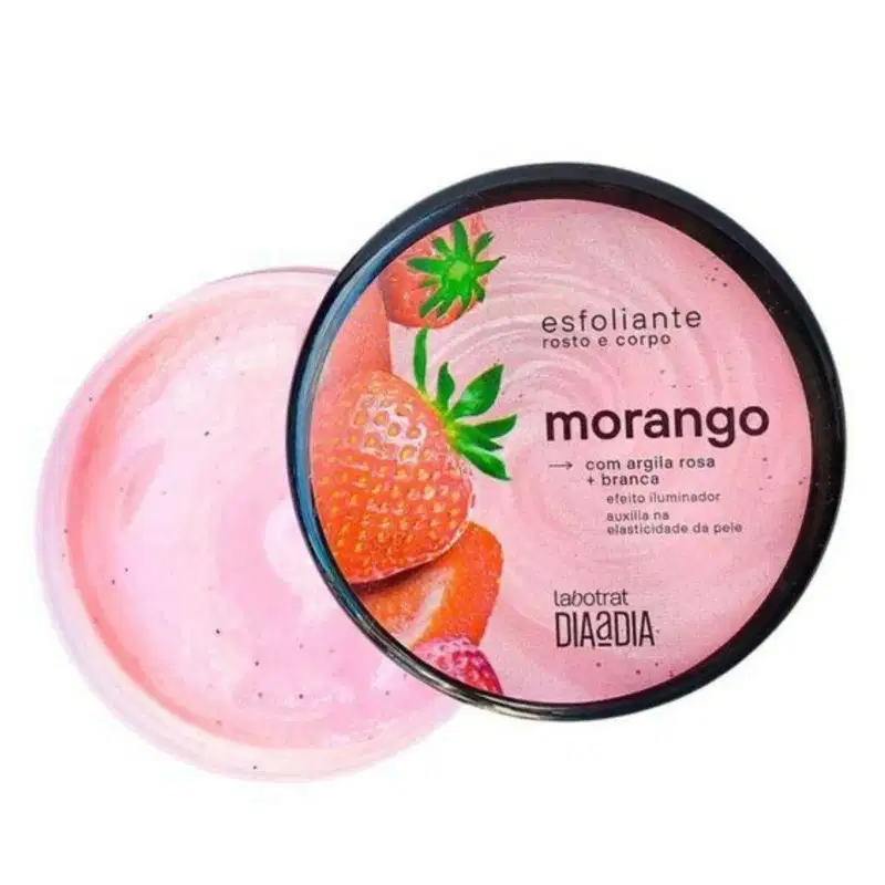 Labotrat Morango - Esfoliante Facial e Corporal 300g