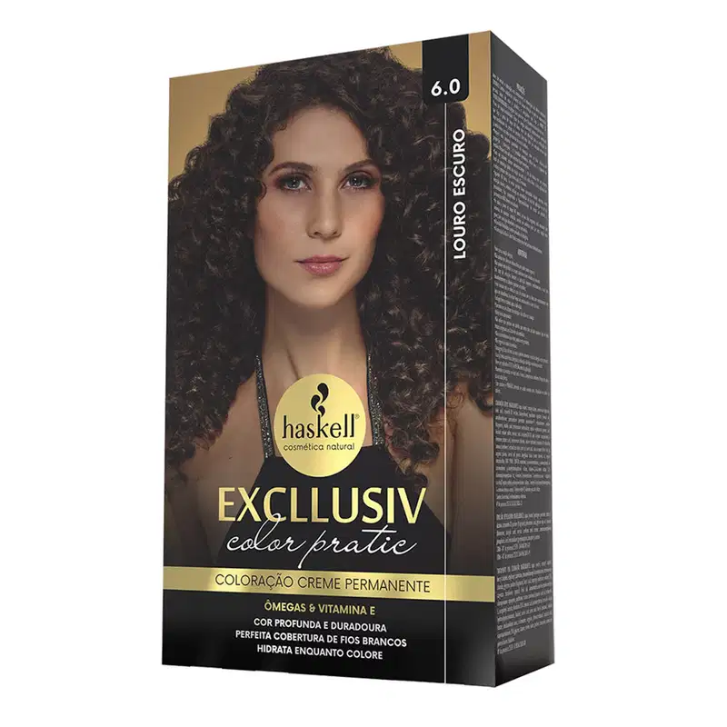 Excllusiv Color Pratic - Kit Coloração 6.0 Louro Escuro