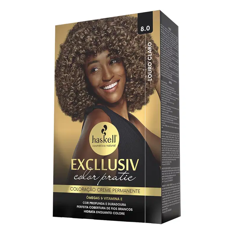 Excllusiv Color Pratic - Kit Coloração 8.0 Louro Claro