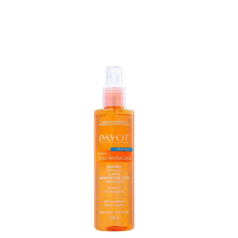 Kit Payot Complexo Vitamina C - Sérum Redutor de Linhas 30ml + Tônico Facial 220ml + Loção Hidratante Corporal 210g (3 Produtos)