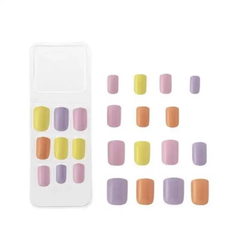 Unhas Postiças Kiss Ny Joy Collection Quadrada 24un Jn03b