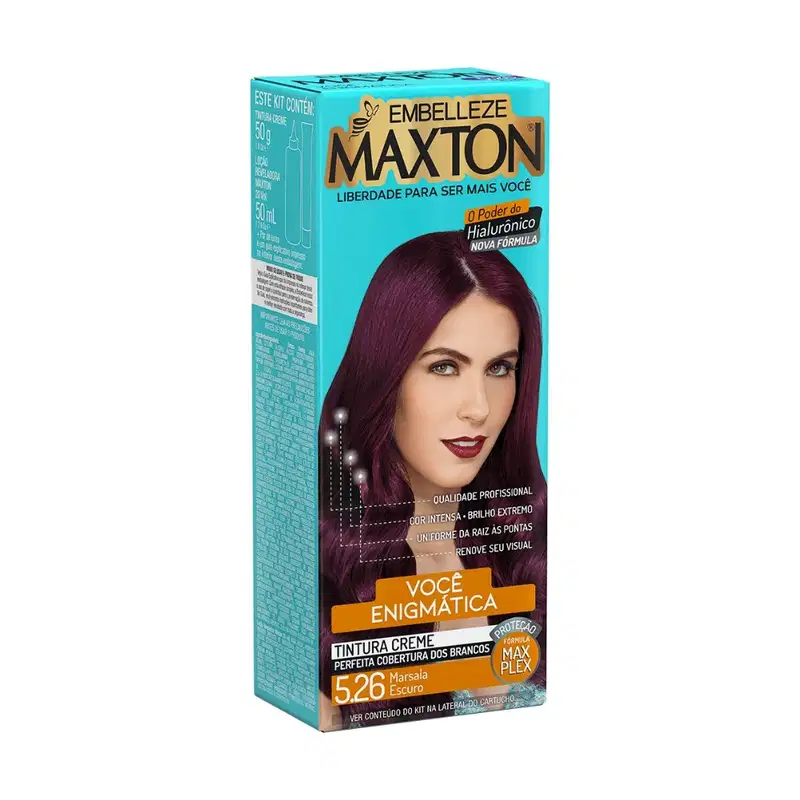 Embelleze Maxton Marsala Escuro 5.26 - Tintura Creme 158g