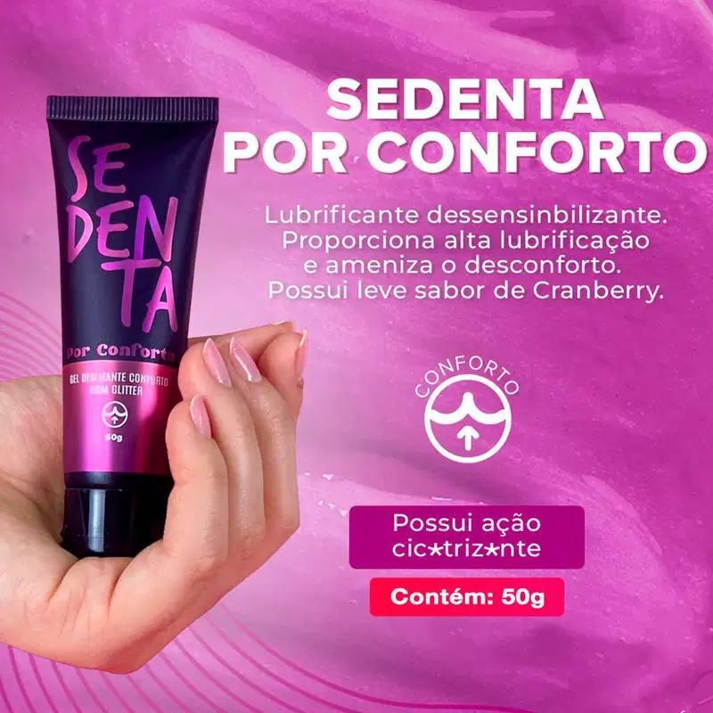 Pepper Blend Sedenta Por Conforto Dessensibilizante Anal - Gel Lubrificante Íntimo 50g