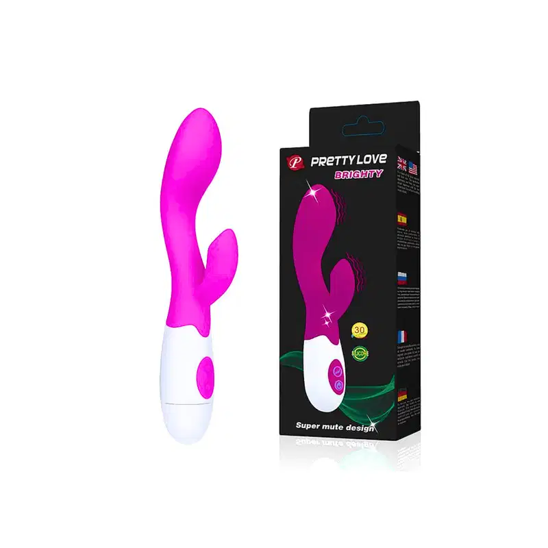 Vibrador Pretty Love Brighty Pink, 1 produto.