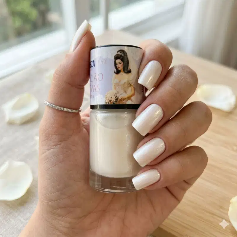 kit de esmaltes Coleção Noivas Beleza Express com lata