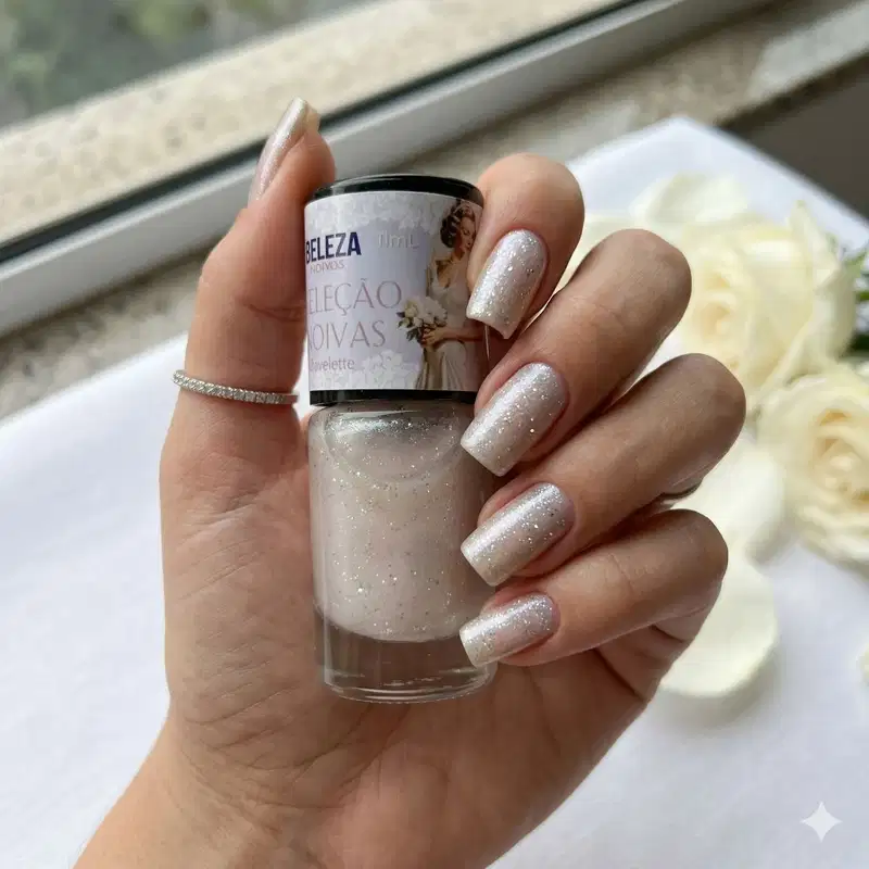 kit de esmaltes Coleção Noivas Beleza Express com lata