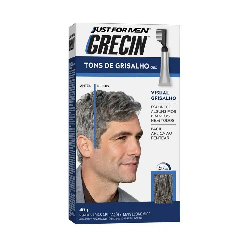 Grecin Tons de Grisalho - Tonalizante 40g