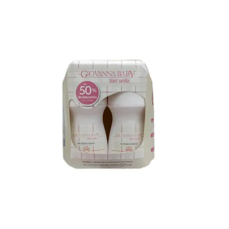 DESODORANTE ROLL-ON GIOVANNA BABY 50ML BLANC VANILLA 2 UNI