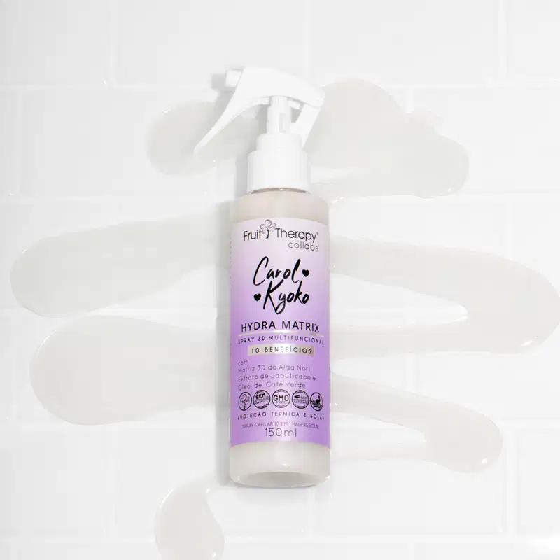 Left Cosméticos Fruit Therapy Collabs Carol Kyoko Hydra Matrix - Spray Multifuncional 150ml