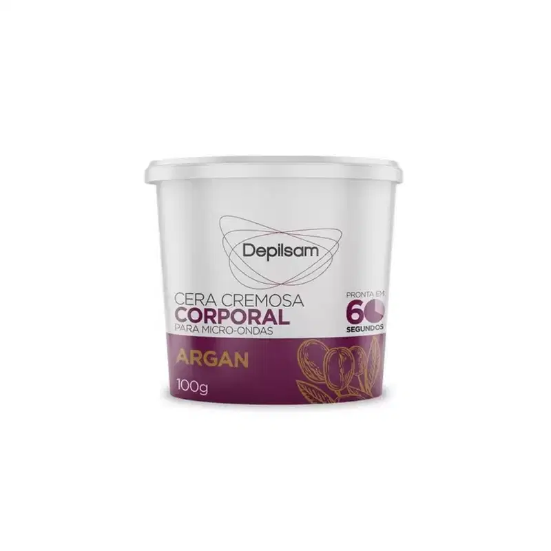 Depilsam Argan - Cera Depilatória para Micro-Ondas 100g