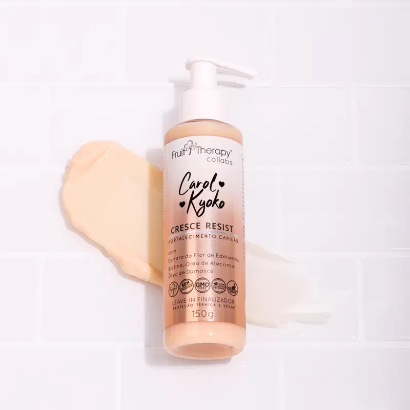 Left Cosméticos Fruit Therapy Collabs Carol Kyoko Cresce Resist - Leave-in Finalizador 150g