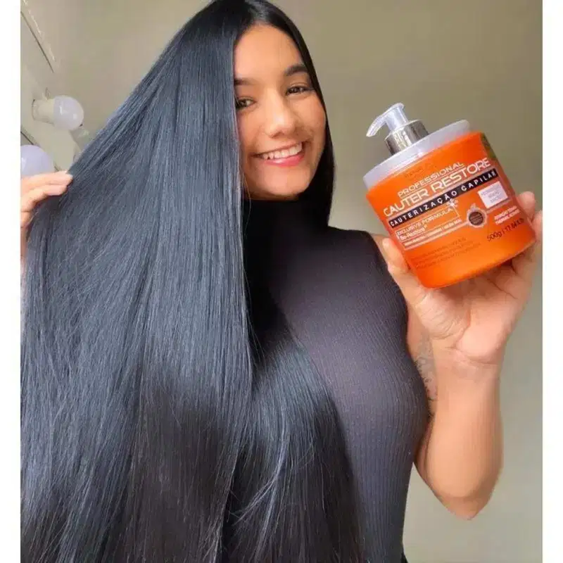 Kit Forever Liss Cauter Restore Home Care e Pente Beauty