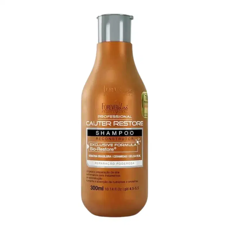 Kit Forever Liss Cauter Restore Home Care e Pente Beauty