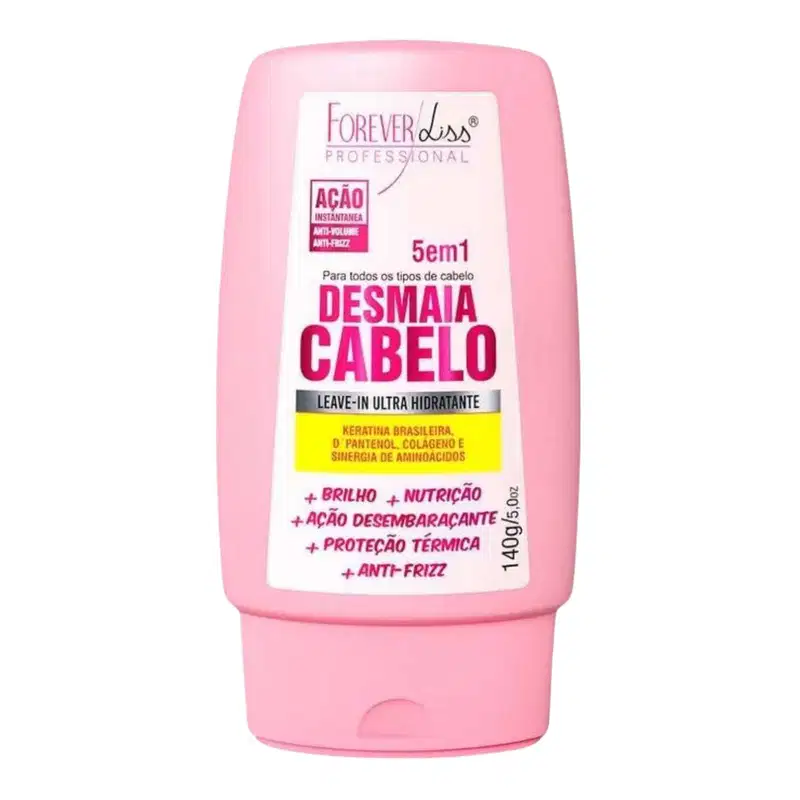 Kit Desmaia Cabelo Forever Liss Completo Pente Beauty Secret