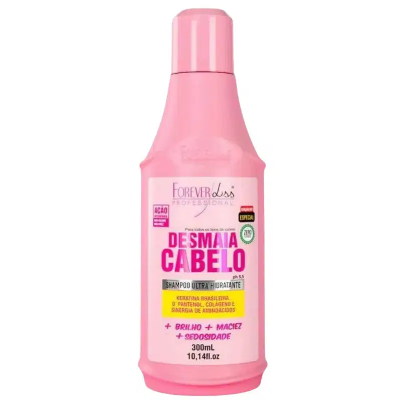 Kit Desmaia Cabelo Forever Liss Completo Pente Beauty Secret