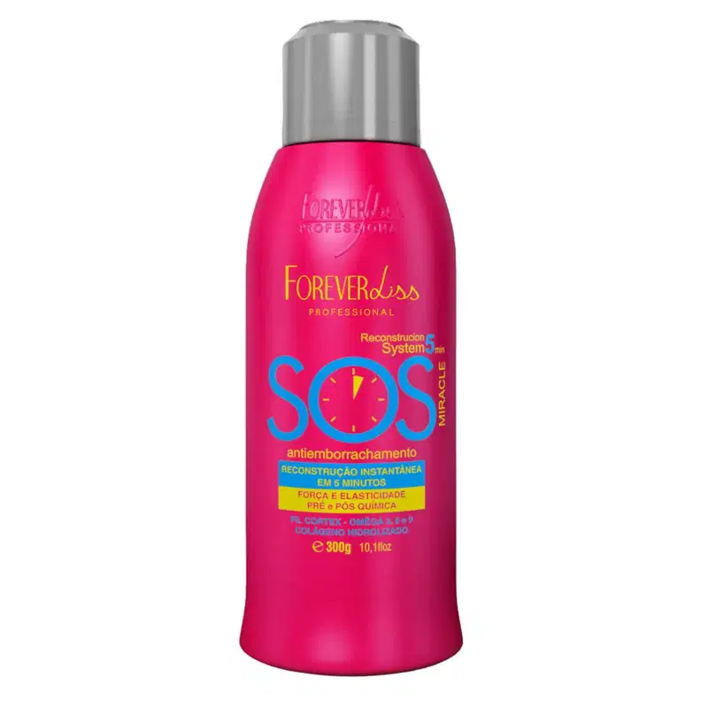 Kit Forever Liss Sos Modelador Xo Frizz Pente Beauty Secret