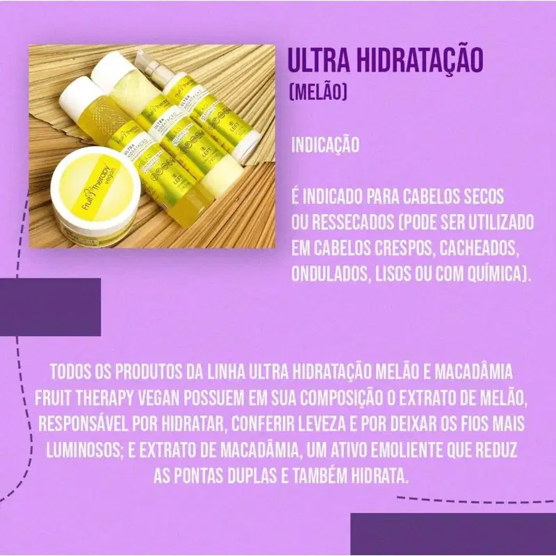 Shampoo Melão Ultra Hidratação 290ml