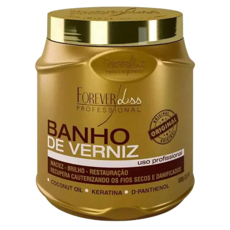 Kit Mascara Forever Liss Banho De Verniz 1kg Com 3 Unidades