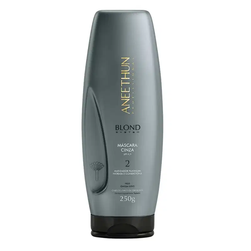 Kit Mascaras Matizante Blond System Cinza Aneethun Profissional