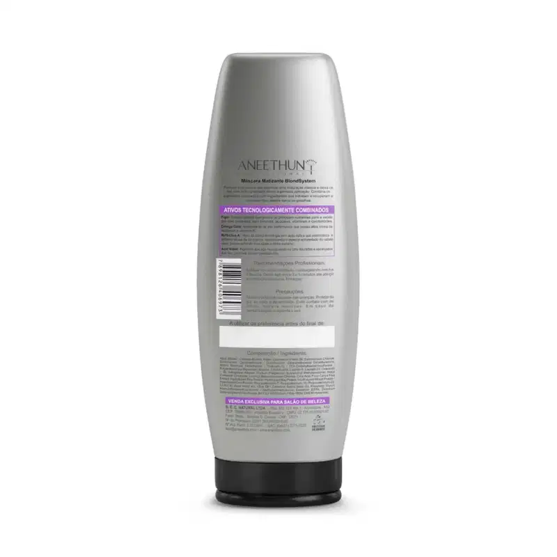 Kit Mascaras Matizante Blond System Cinza Aneethun Profissional