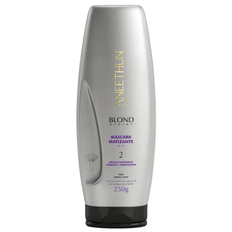 Kit Mascaras Matizante Blond System Cinza Aneethun Profissional
