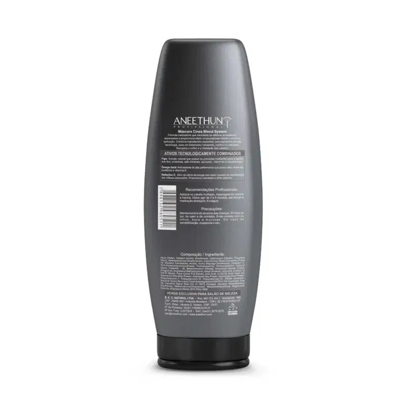 Kit Mascaras Matizante Blond System Cinza Aneethun Profissional