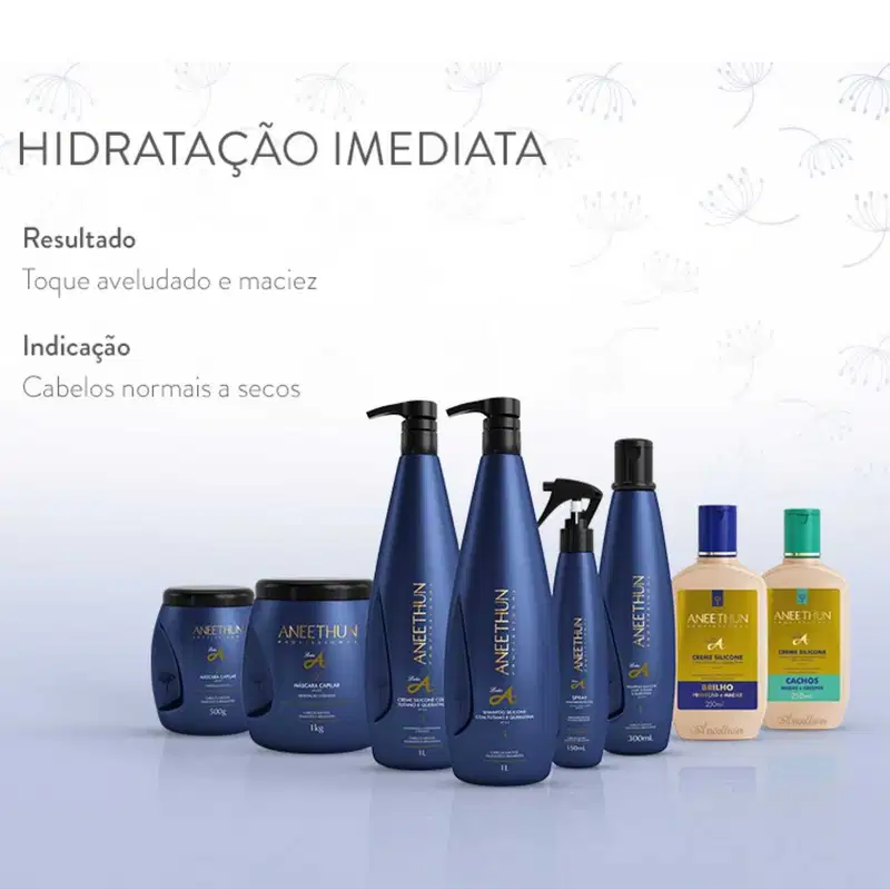 Kit Linha A Profissional Shampoo 4x300ml + Mascara 2x500g