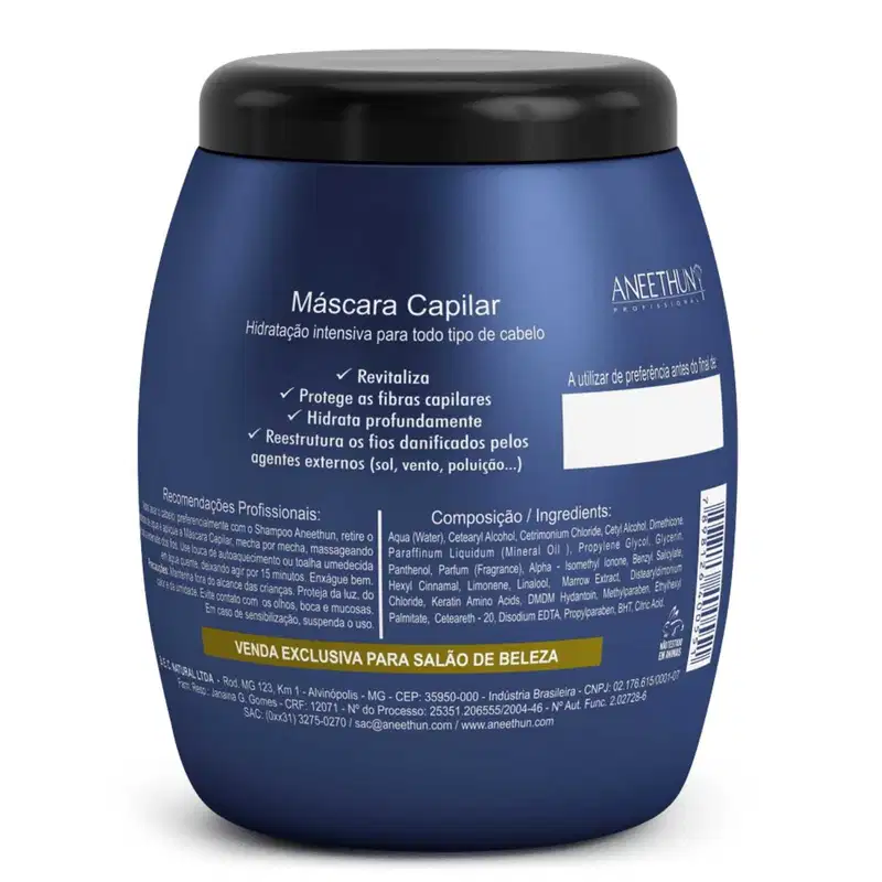 Kit Linha A Completo Aneethun Hidratação Imediata Revitaliza