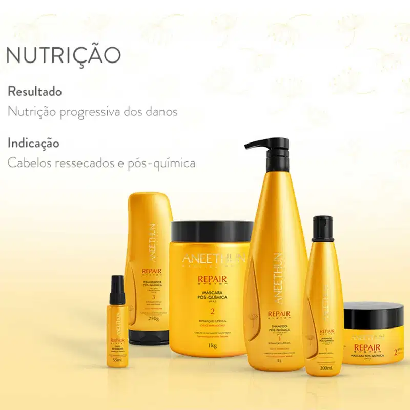 Kit Repair System Aneethun Tratamento Completo 4 Produtos