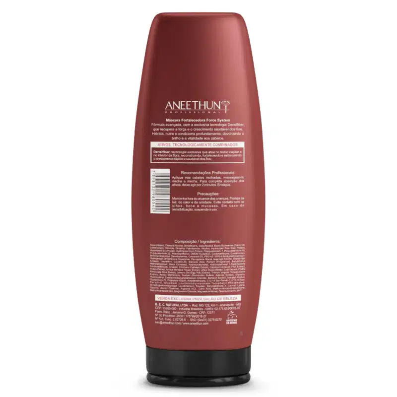 Kit Shampoo e Máscara Aneethun Force System Fortalecedor
