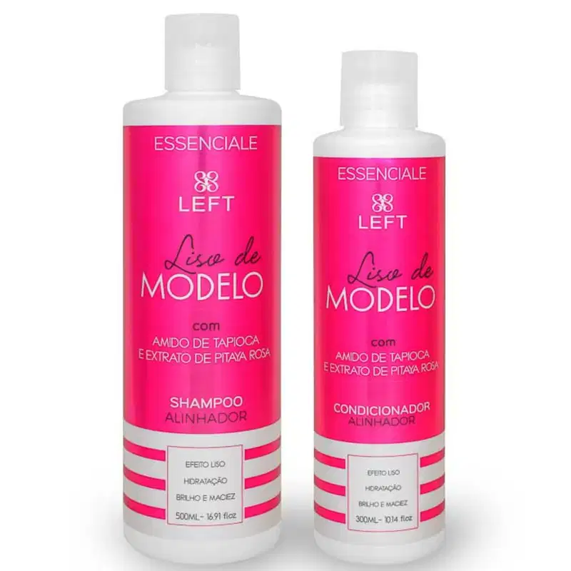 Kit Shampoo 500ml + Cond 300ml Liso De Modelo Mini Pack Essenciale