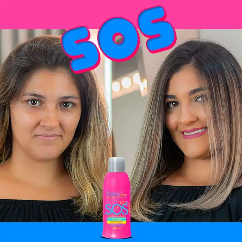 Kit Sos Reconstrutor Forever Liss 300ml Pente Beauty secret