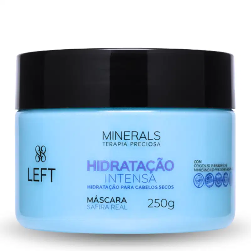 Máscara Hidratação Intensa Safira Real 250g Minerals