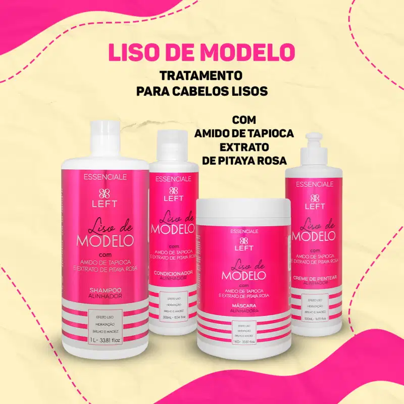 Kit Left Cosméticos Essenciale Liso de Modelo Duo (2 Produtos)