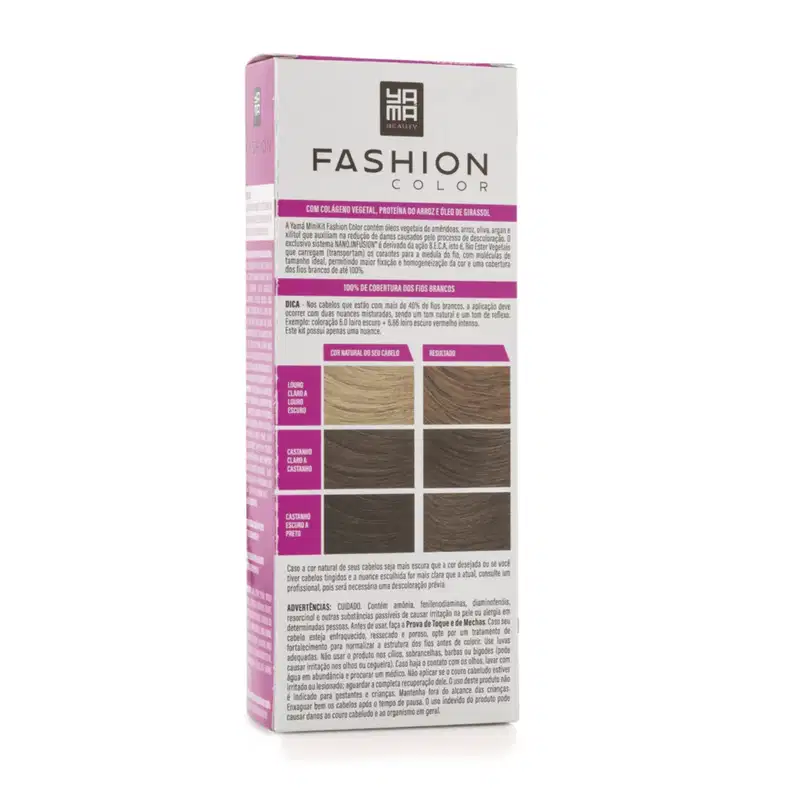 Yamá Beauty Care Fashion Color 8.31 Louro Claro Dourado Acizentado - Coloração