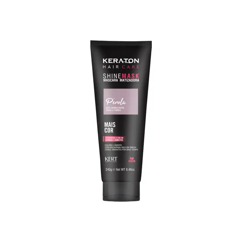 Máscara Tratamento Capilar Keraton Matizadora Shine Mask Pérola 250g