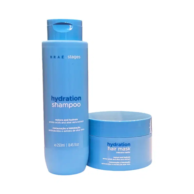 Kit Braé Stages Hydration Duo Home Care, 2 produtos.
