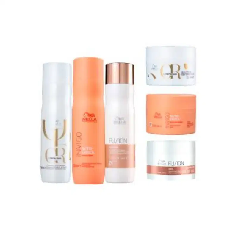 Kit Wella Professionals Fusion Invigo Nutri-Enrich Oil Reflections (6 Produtos)