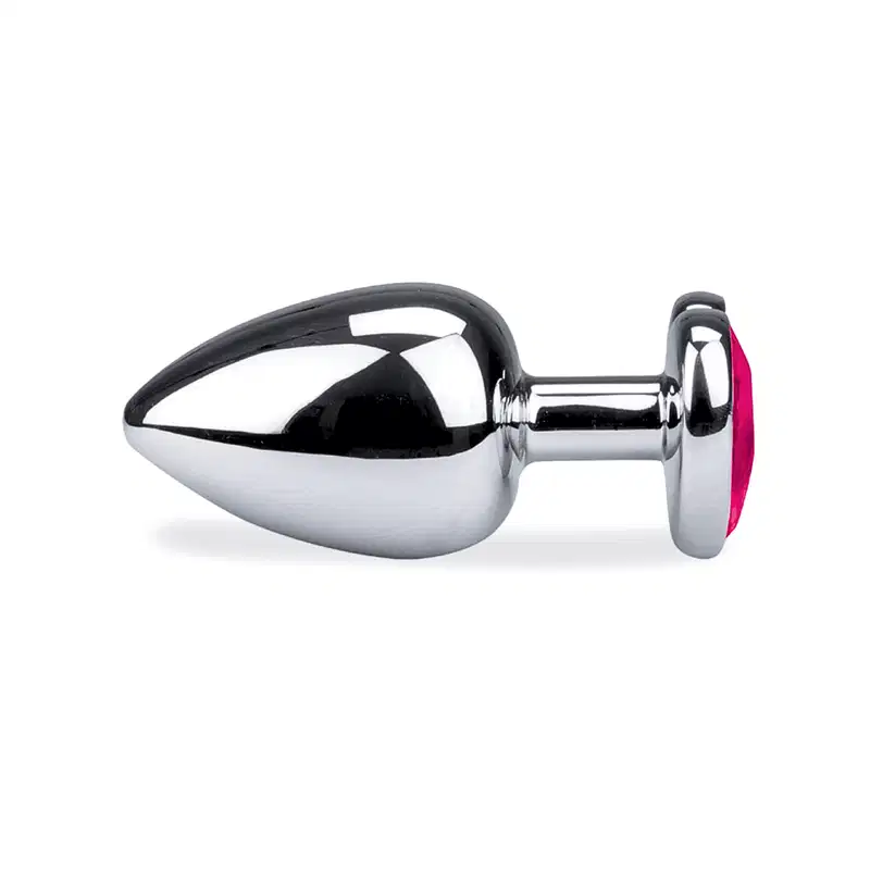Plug Anal Sexy Import Cristal Joia M Rosa, 1 produto.
