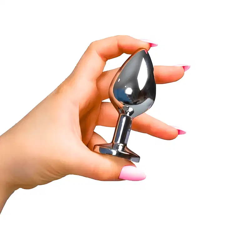 Plug Anal Sexy Import Cristal Joia M Rosa, 1 produto.
