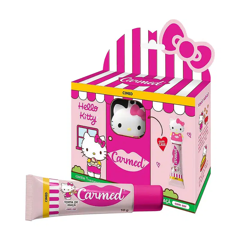 Hidratante Labial Carmed Hello Kitty Torta de Maçã